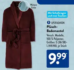 Aldi Süd UP2FASHION Plüsch- Bademantel Angebot