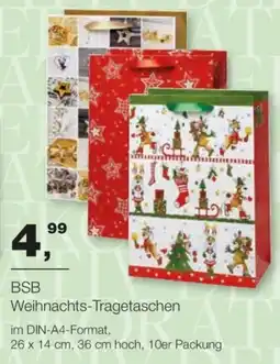 Handelshof BSB Weihnachts-Tragetaschen Angebot