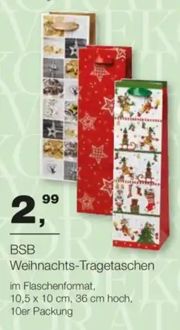 Handelshof BSB Weihnachts-Tragetaschen Angebot
