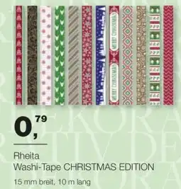 Handelshof Rheita Washi-Tape CHRISTMAS EDITION Angebot