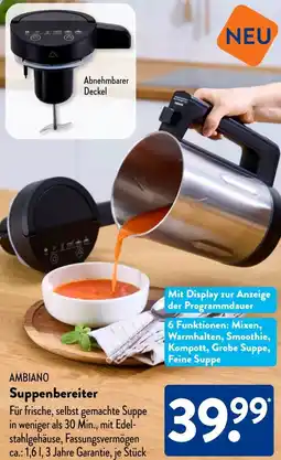 Aldi Süd AMBIANO Suppenbereiter Angebot