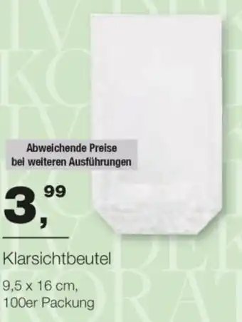 Handelshof Klarsichtbeutel Angebot
