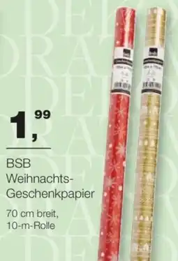 Handelshof BSB Weihnachts- Geschenkpapier Angebot