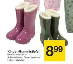 Zeeman Kinder-Gummistiefel Angebot