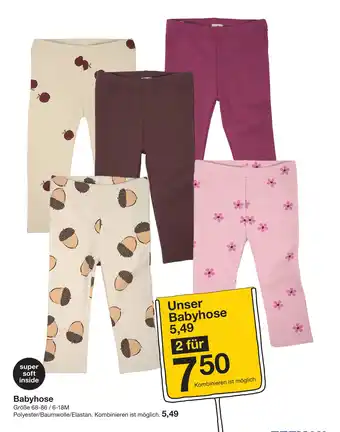 Zeeman Babyhose Angebot