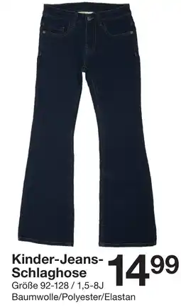 Zeeman Kinder-Jeans- Schlaghose Angebot