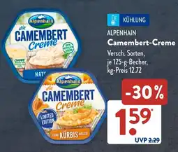 Aldi Süd ALPENHAIN Camembert-Creme Angebot