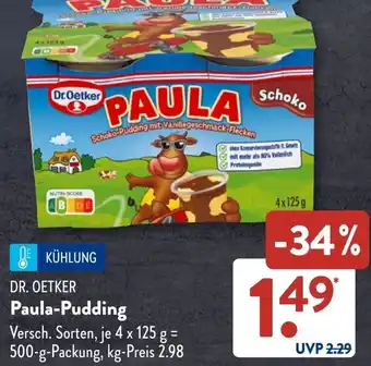 Aldi Süd DR. OETKER Paula-Pudding Angebot