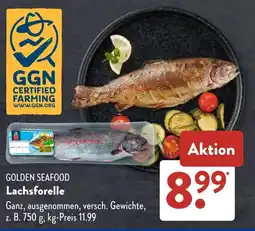 Aldi Süd GOLDEN SEAFOOD Lachsforelle Angebot