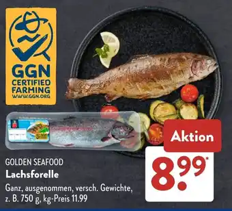 Aldi Süd GOLDEN SEAFOOD Lachsforelle Angebot