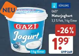 Aldi Süd GAZI Naturjoghurt Angebot