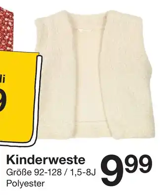 Zeeman Kinderweste Angebot