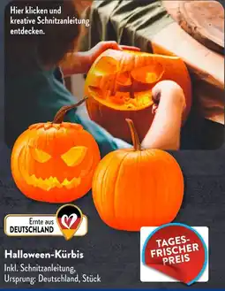 Aldi Süd Halloween-Kürbis Angebot