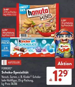 Aldi Süd FERRERO Schoko-Spezialität Angebot