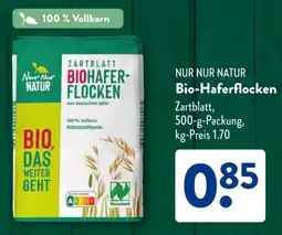 Aldi Süd NUR NUR NATUR Bio-Haferflocken Angebot