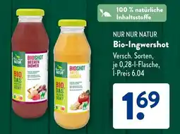 Aldi Süd NUR NUR NATUR Bio-Ingwershot Angebot