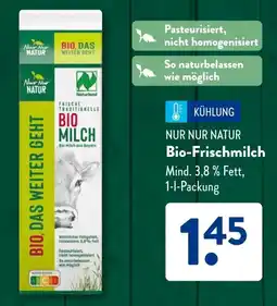 Aldi Süd NUR NUR NATUR Bio-Frischmilch Angebot