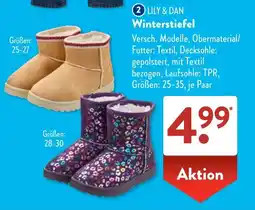 Aldi Süd LILY & DAN Winterstiefel Angebot