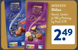 Aldi Süd MOSER ROTH Délice Angebot
