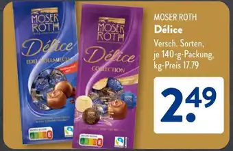 Aldi Süd MOSER ROTH Délice Angebot