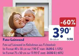 Aldi Süd Foto-Leinwand Angebot