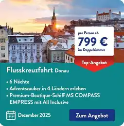 Aldi Süd Flusskreuzfahrt Donau 6 Nächte Angebot