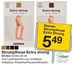 Zeeman ZEEMAN Damen Strumpfhose Extra Strong Angebot