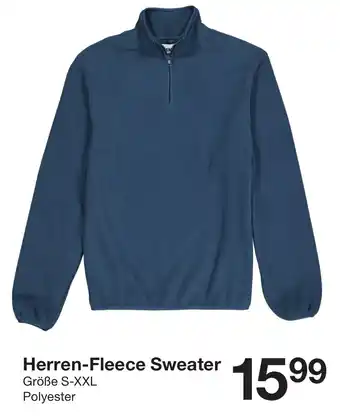Zeeman Herren-Fleece Sweater Angebot