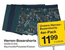 Zeeman Herren-Boxershorts 4er-Pack Angebot