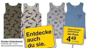 Zeeman Kinder-Unterhemd Angebot