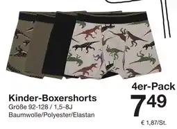 Zeeman Kinder-Boxershorts 4er-Pack Angebot