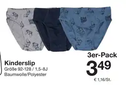 Zeeman Kinderslip 3er-Pack Angebot