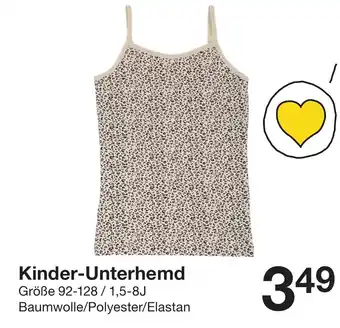 Zeeman Kinder-Unterhemd Angebot
