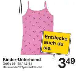 Zeeman Kinder-Unterhemd Angebot