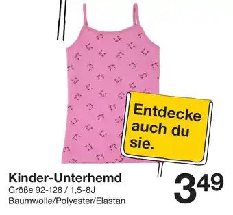 Zeeman Kinder-Unterhemd Angebot