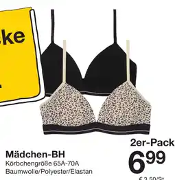 Zeeman Mädchen-BH Körbchengröße 65A-70A 2er-Pack Angebot
