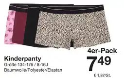 Zeeman Kinderpanty 4er-Pack Angebot