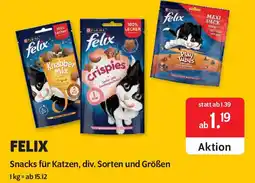 Das Futterhaus FELIX Snacks für Katzen Angebot