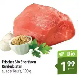 CITTI Markt Frischer Bio Shorthorn Rinderbraten Angebot