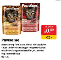 Das Futterhaus Pawsome Nassnahrung Angebot