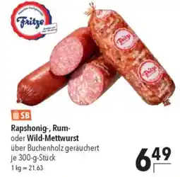 CITTI Markt Fritze Rapshonig-, Rum- oder Wild-Mettwurst Angebot