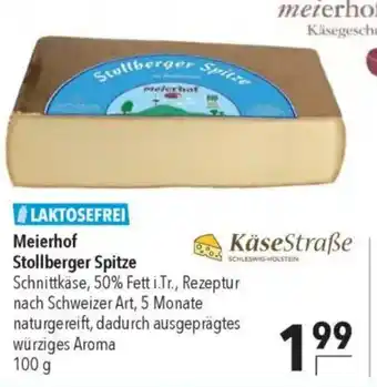 CITTI Markt Meierhof Stollberger Spitze Schnittkäse Angebot