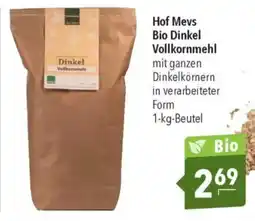 CITTI Markt Hof Mevs Bio Dinkel Vollkornmehl Angebot