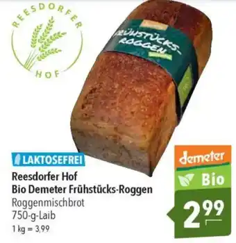 CITTI Markt Reesdorfer Hof Bio Demeter Frühstücks-Roggen Angebot
