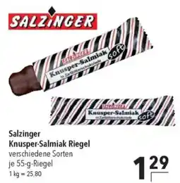 CITTI Markt Salzinger Knusper-Salmiak Riegel Angebot