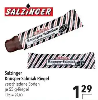 CITTI Markt Salzinger Knusper-Salmiak Riegel Angebot