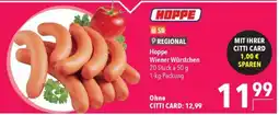 CITTI Markt Hoppe Wiener Würstchen Angebot