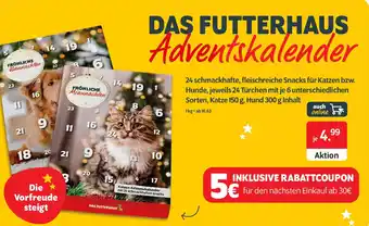 Das Futterhaus DAS FUTTERHAUS Adventskalender Angebot