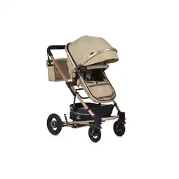 Netto Marken-Discount Moni Kinderwagen Gigi Babywanne umbaubar Sportsitz Wickeltasche Getränkehalter beige Angebot