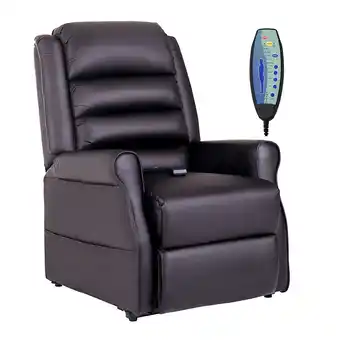 Netto Marken-Discount HOMCOM Sessel mit Aufstehhilfe Kunstleder, Stahl Angebot